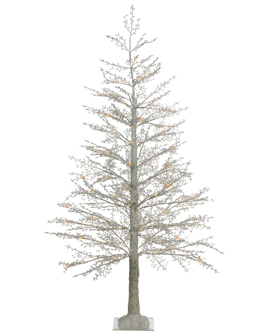 Dekoracja ogrodowa LED SUONTEE 180 cm Choinka Biały