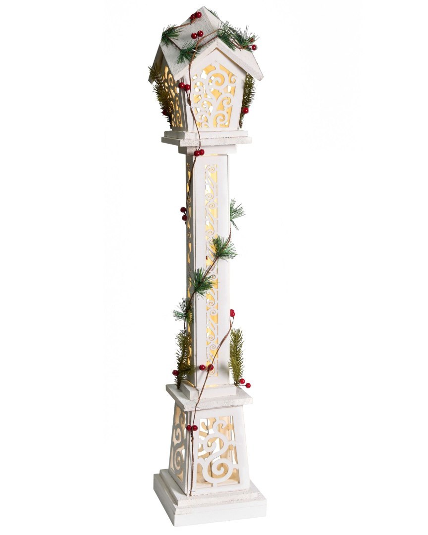 Dekoracja świąteczna LED LUMMENE 80 cm Latarnia Biały