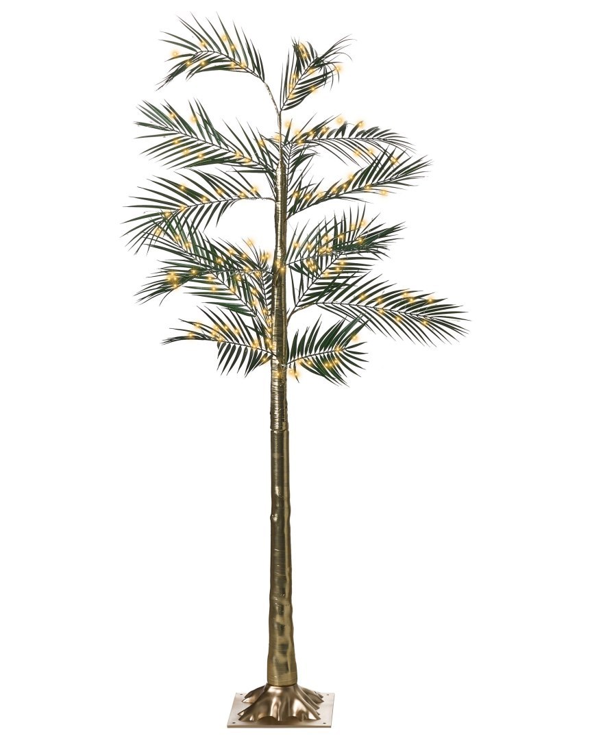 Dekoracja ogrodowa LED PALJAVESI 175 cm Drzewko Złoty