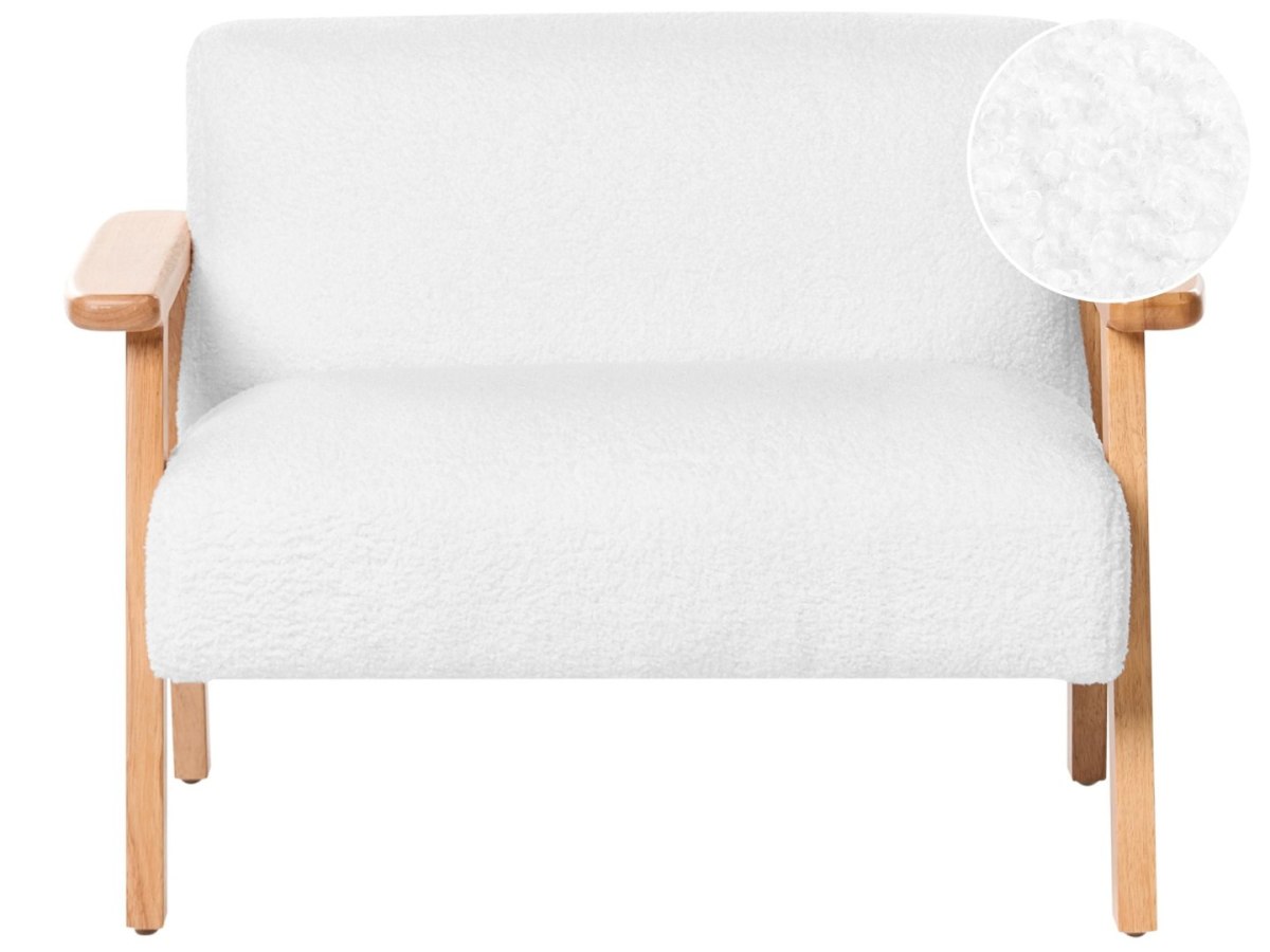 Sofa dziecięca LALMO Boucle Biały