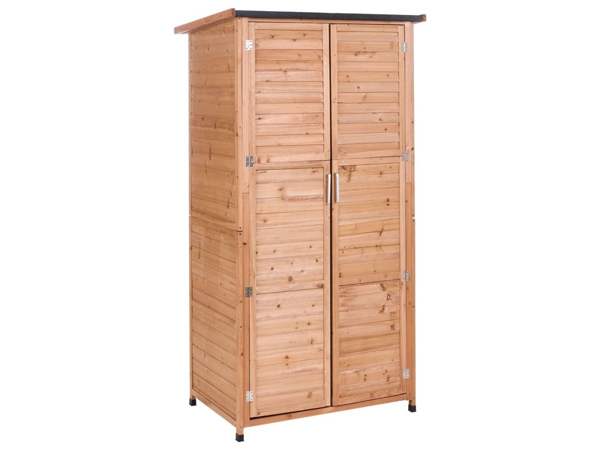 Schowek narzędziowy ARSEGO 96 cm 67 cm Drewno jodłowe Jasnobrązowy