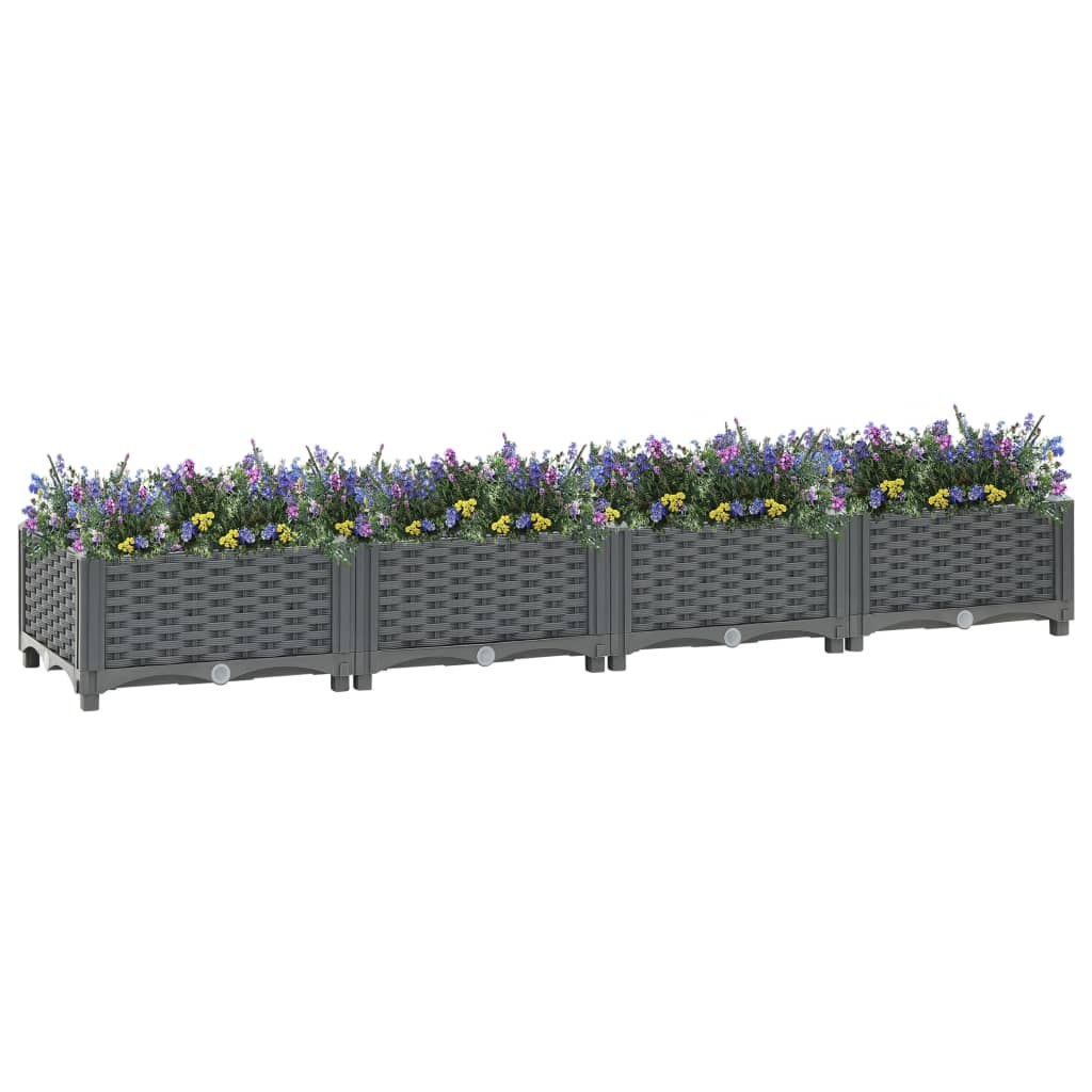 Donica do podniesionej rabaty, 160x40x23 cm, polipropylen Lumarko!