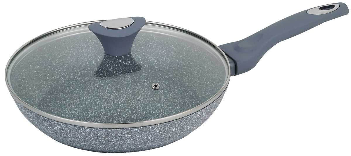 Patelnia Granitowa 24cm Klausberg Kb-7316 Pokrywa Lumarko!