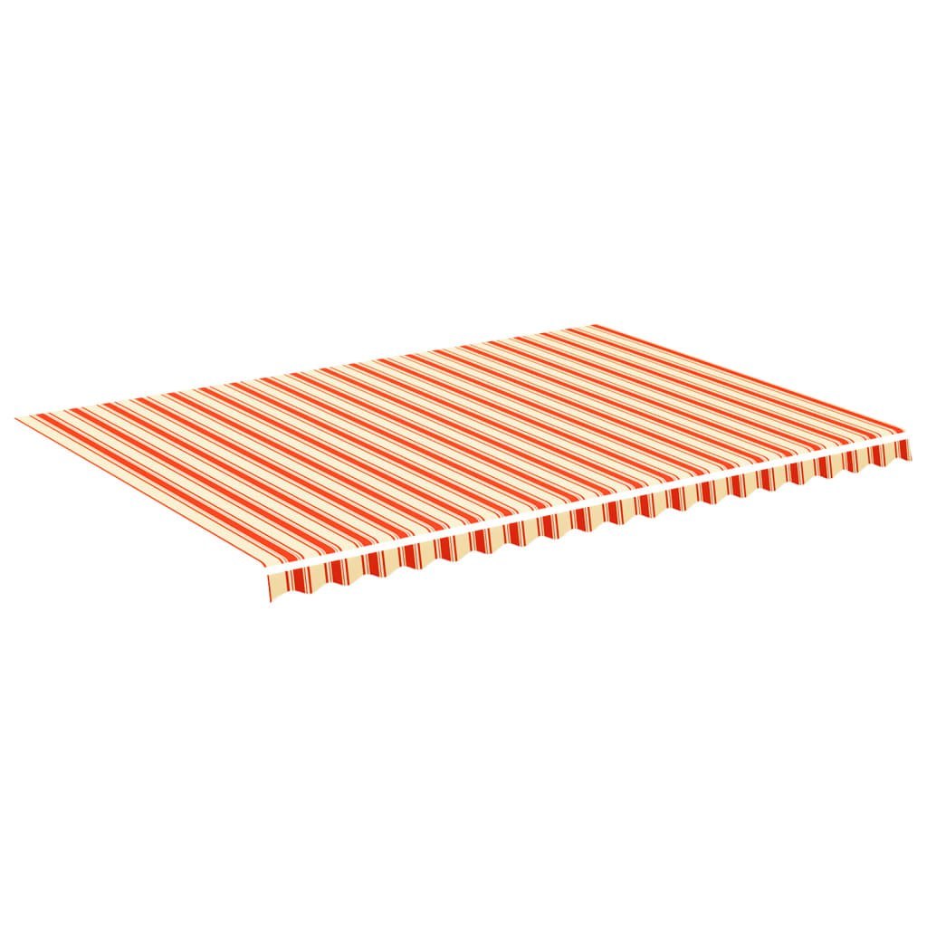 Zapasowa tkanina na markizę, żółto-pomarańczowa, 5x3,5 m Lumarko!