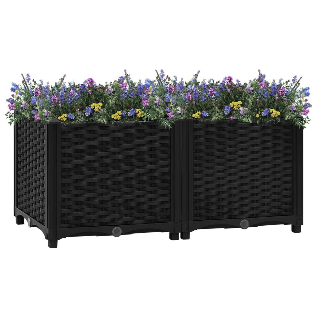 Donica do podniesionej rabaty, 80x40x38 cm, polipropylen Lumarko!