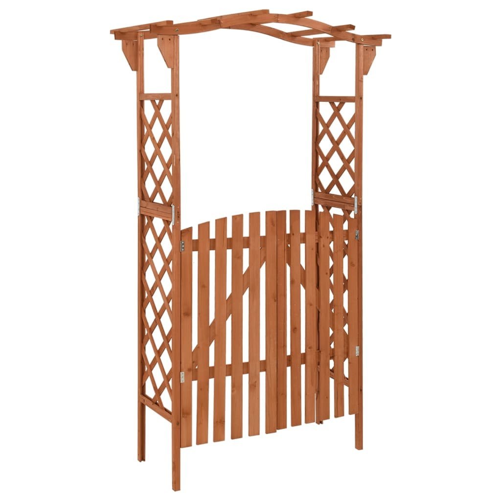 Pergola z furtką, 116x40x204 cm, lite drewno jodłowe Lumarko!