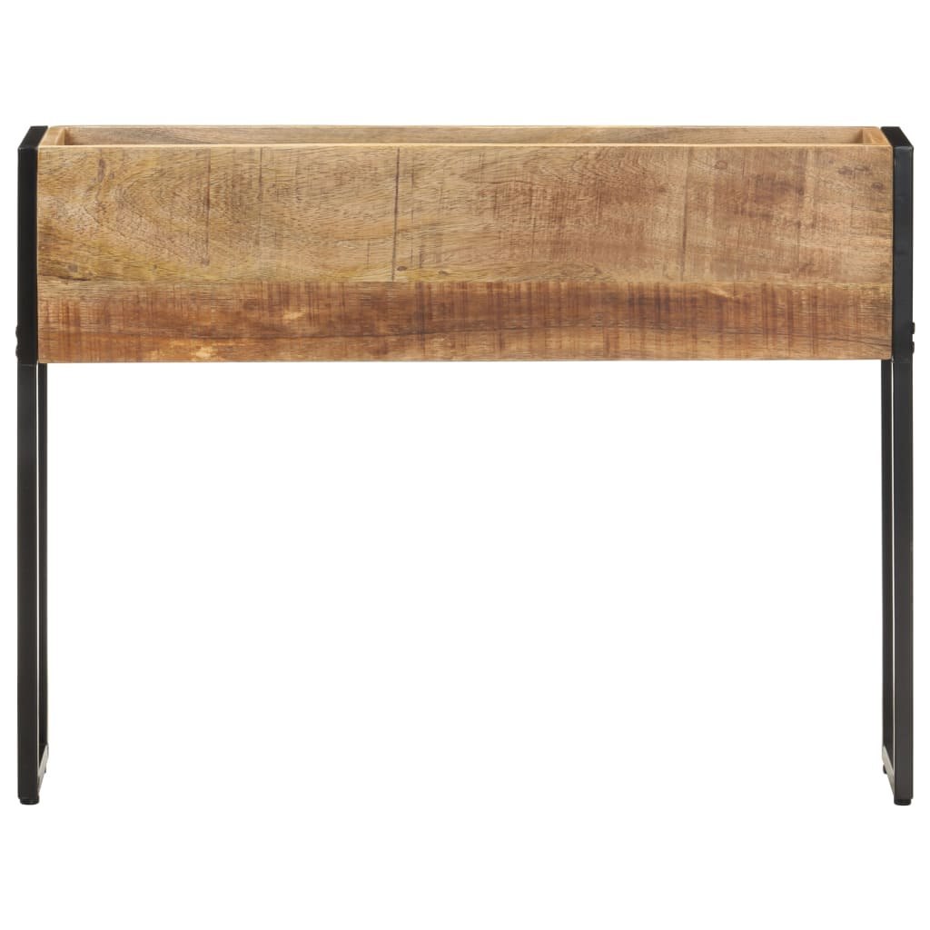 Donica, 90x20x68 cm, surowe drewno mango Lumarko!