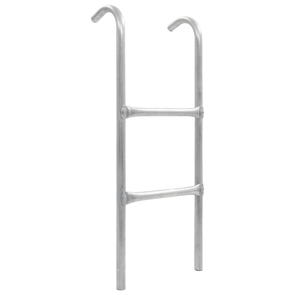 2-stopniowa drabinka do trampoliny, stalowa, srebrna, 82,5 cm Lumarko!