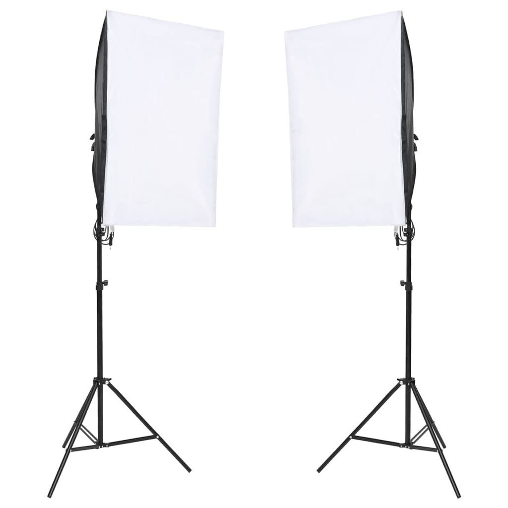 Fotograficzny zestaw studyjny z lampami i tłem Lumarko!