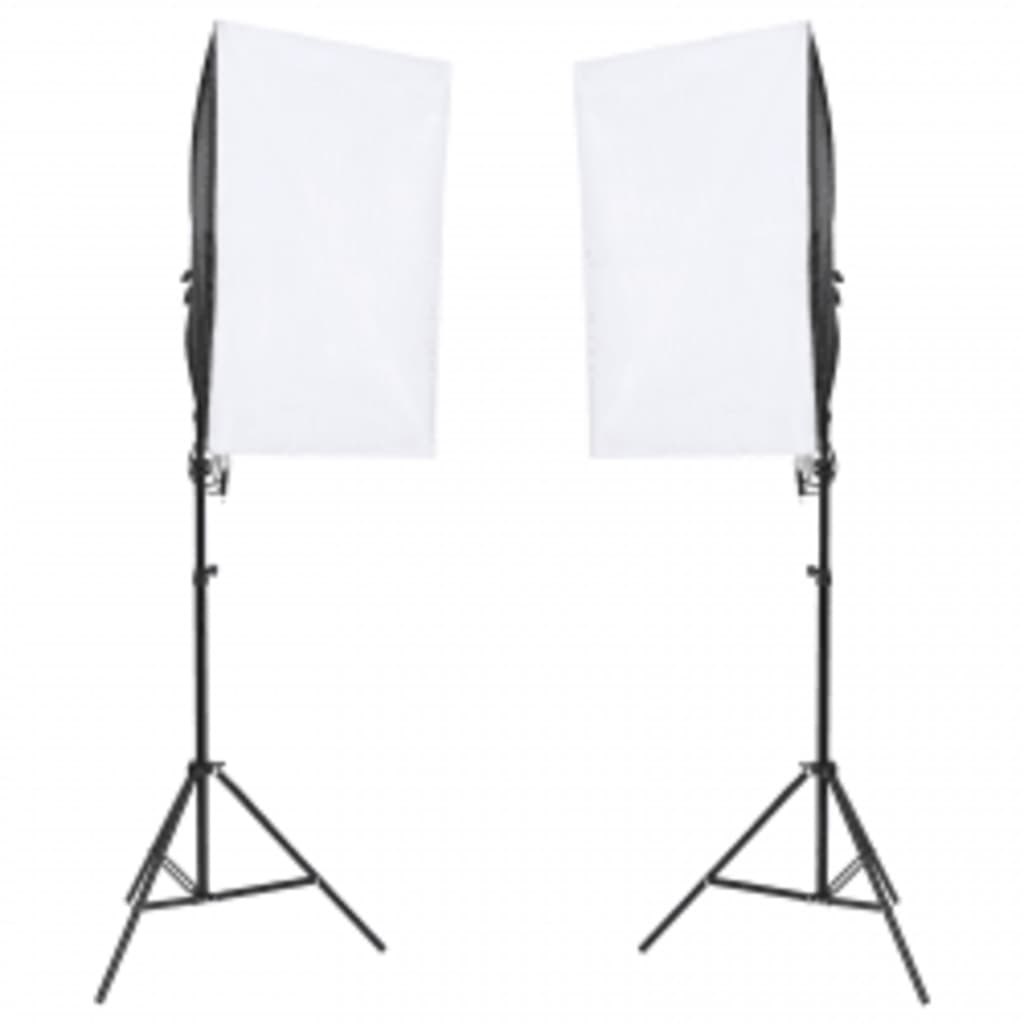 Fotograficzny zestaw studyjny z lampami i tłem Lumarko!