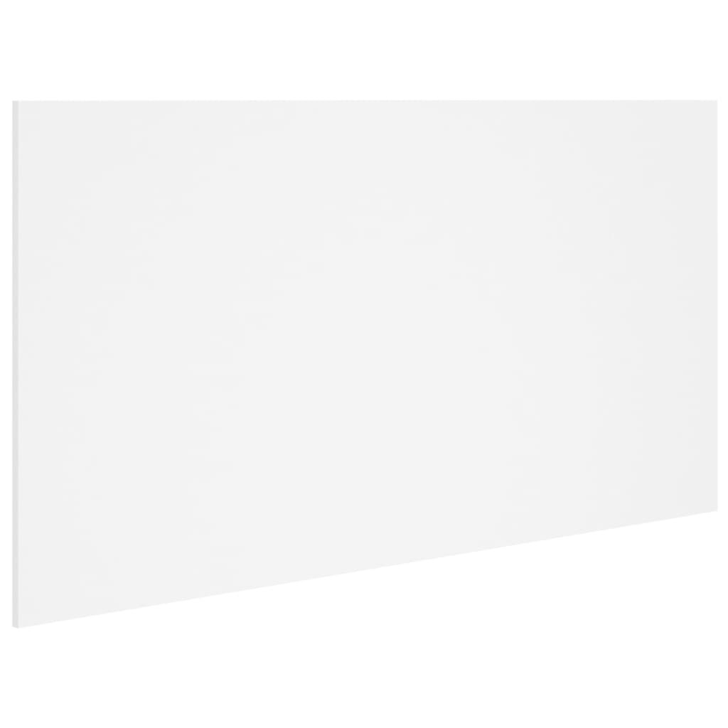Wezgłowie łóżka, białe, 160x1,5x80 cm, materiał drewnopochodny