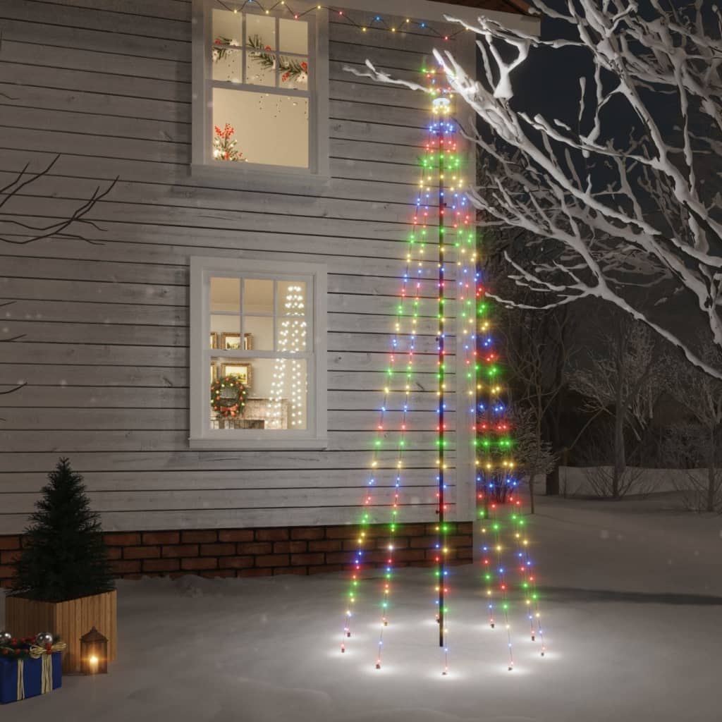 Choinka z kołkiem gruntowym, 310 kolorowych LED, 300 cm Lumarko!
