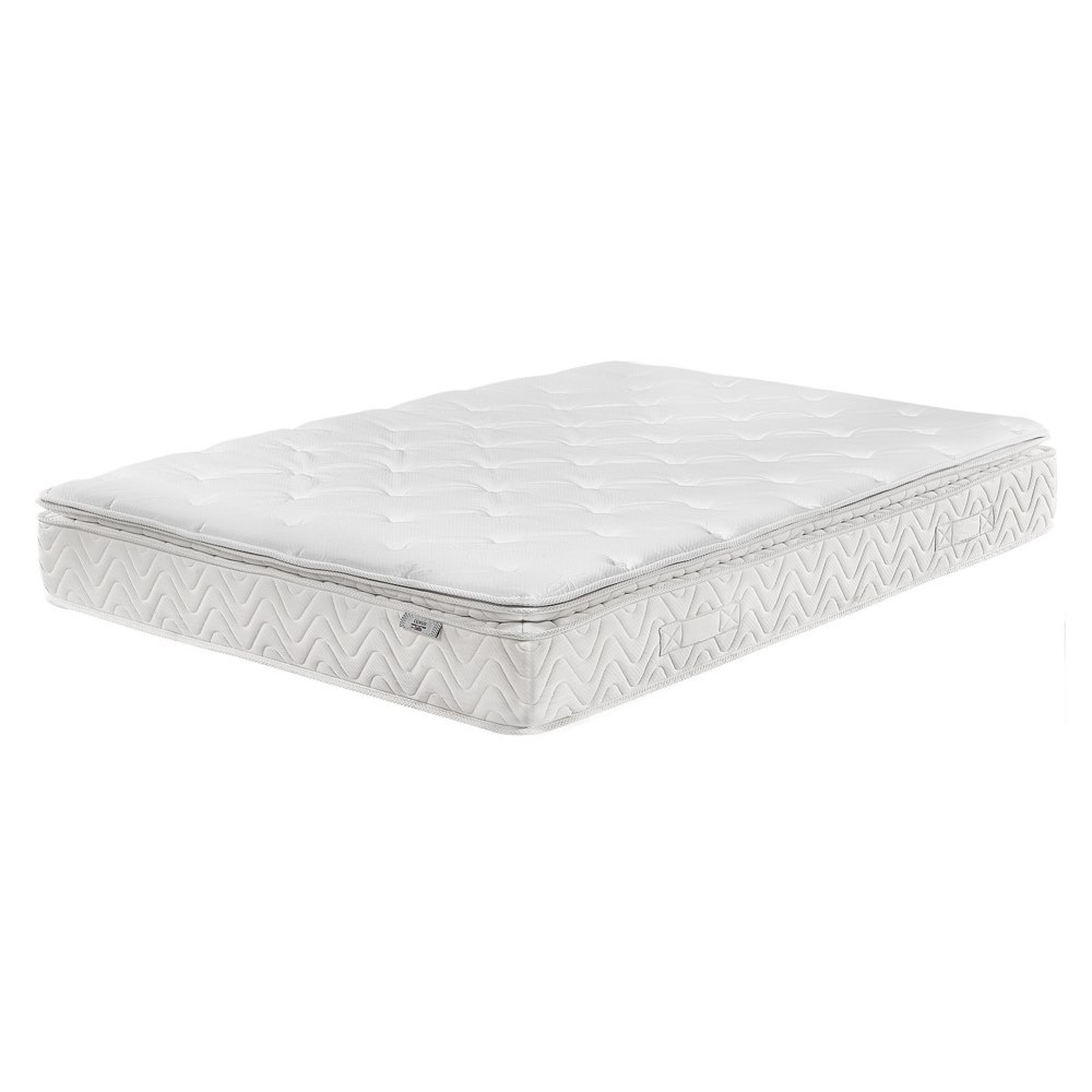Materac Kieszeniowy Memory Foam Zdejmowny Pokrowiec 140 X 200 Cm Średnio Twardy Luxus