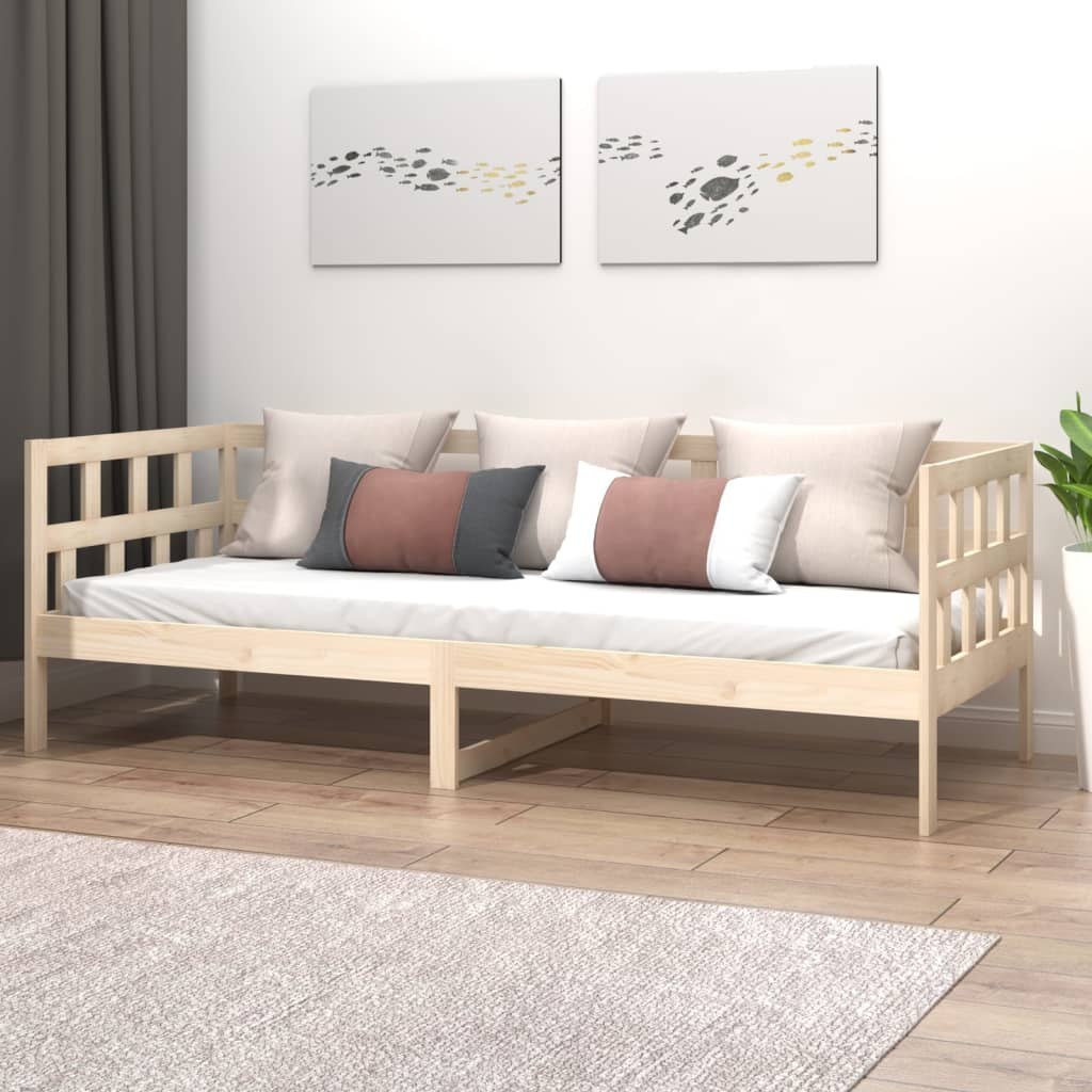 Łóżko dzienne, lite drewno sosnowe, 90x200 cm Lumarko!