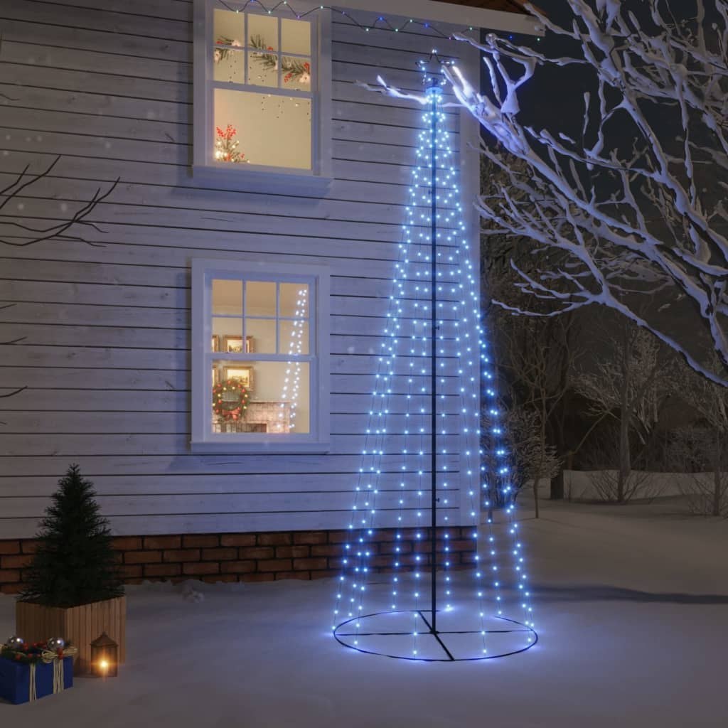 Choinka stożkowa, 310 niebieskich diod LED, 100x300 cm Lumarko!