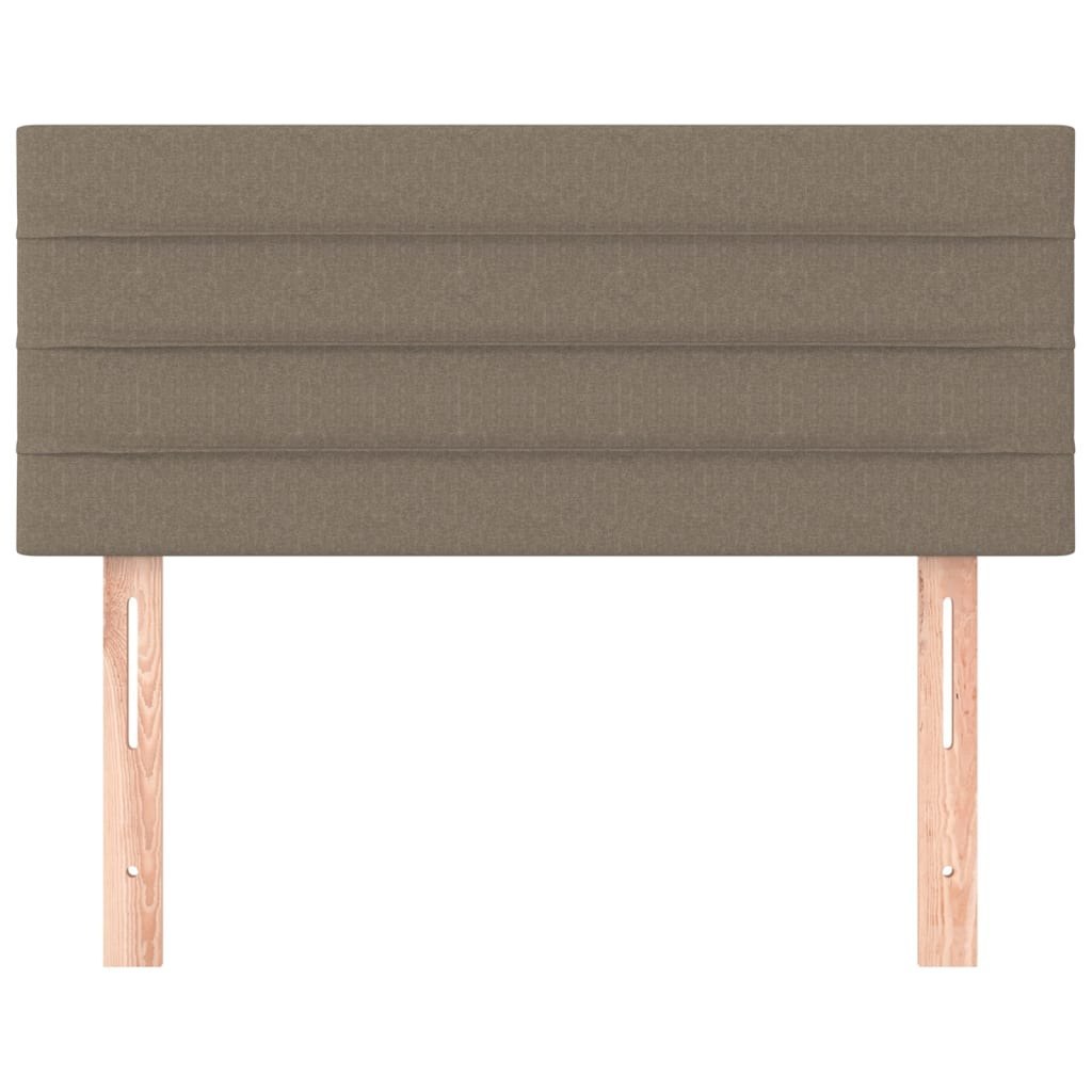 Zagłówek do łóżka, taupe, 90x5x78/88 cm, tkanina Lumarko!