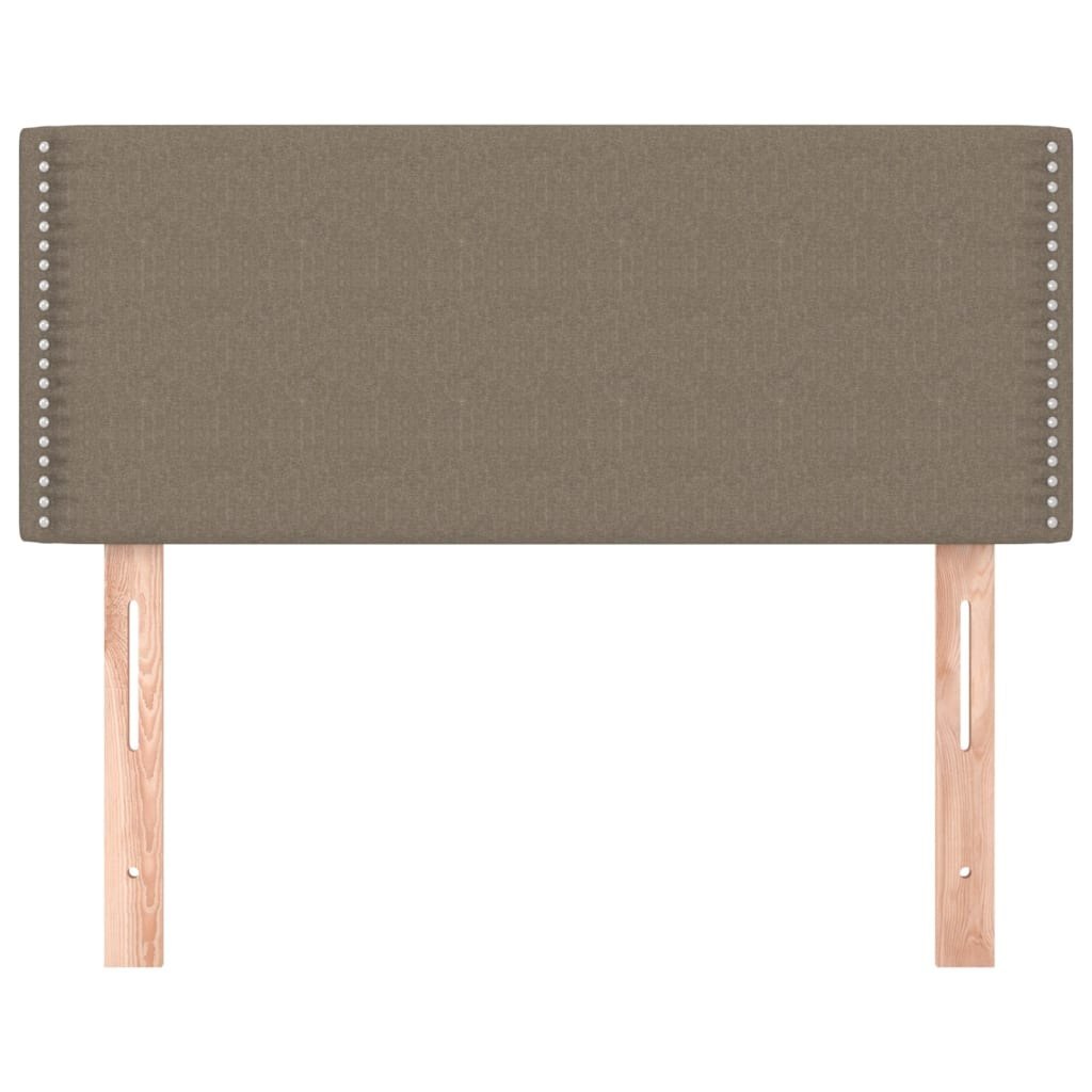 Zagłówek do łóżka, taupe, 90x5x78/88 cm, tkanina Lumarko!