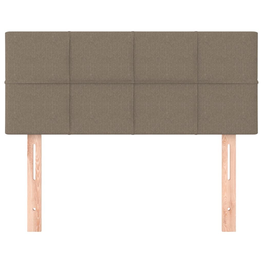 Zagłówek do łóżka, taupe, 90x5x78/88 cm, tkanina Lumarko!