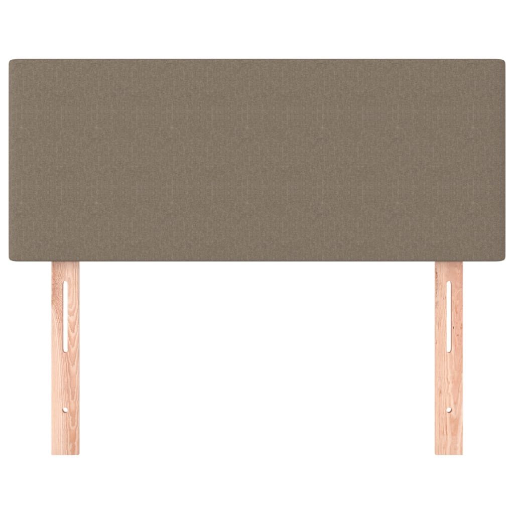 Zagłówek do łóżka, taupe, 100x5x78/88 cm, tkanina Lumarko!