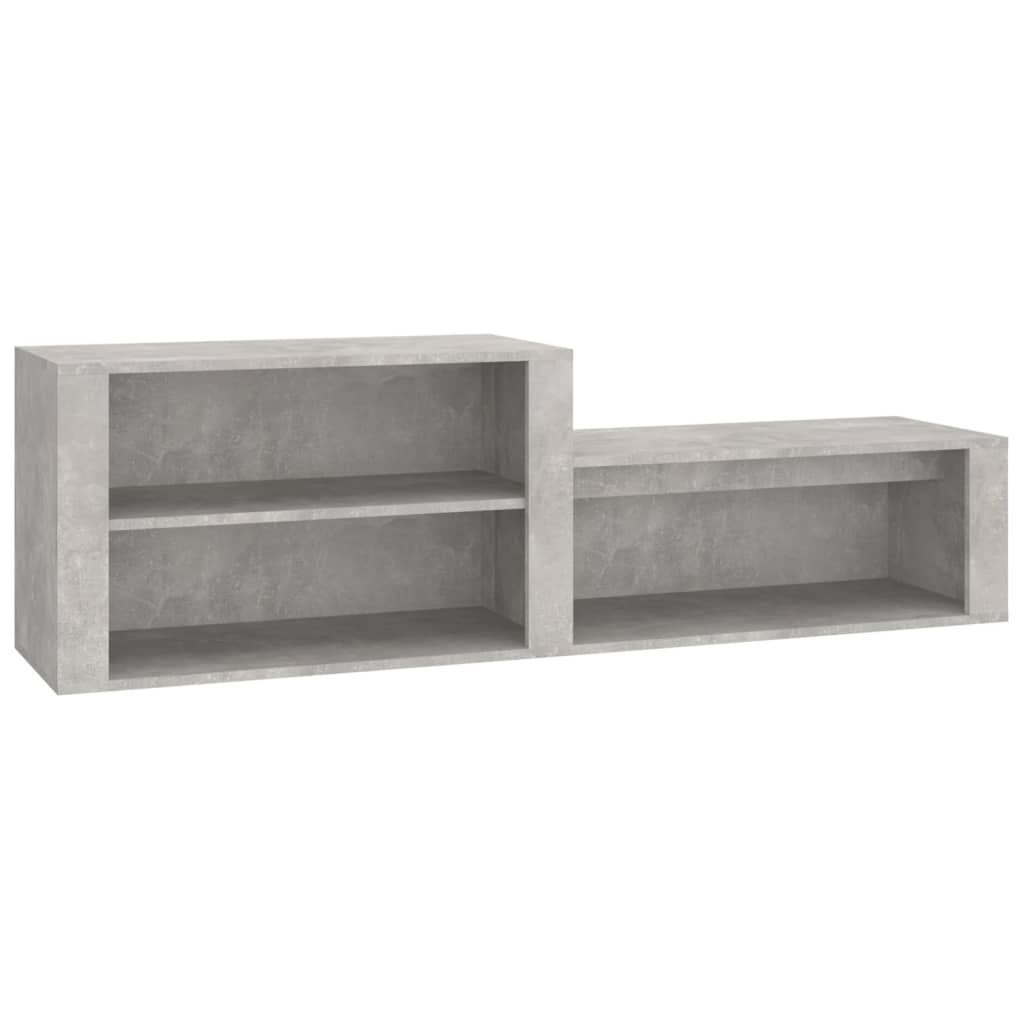 Szafka na buty, szarość betonu, 150x35x45 cm Lumarko!