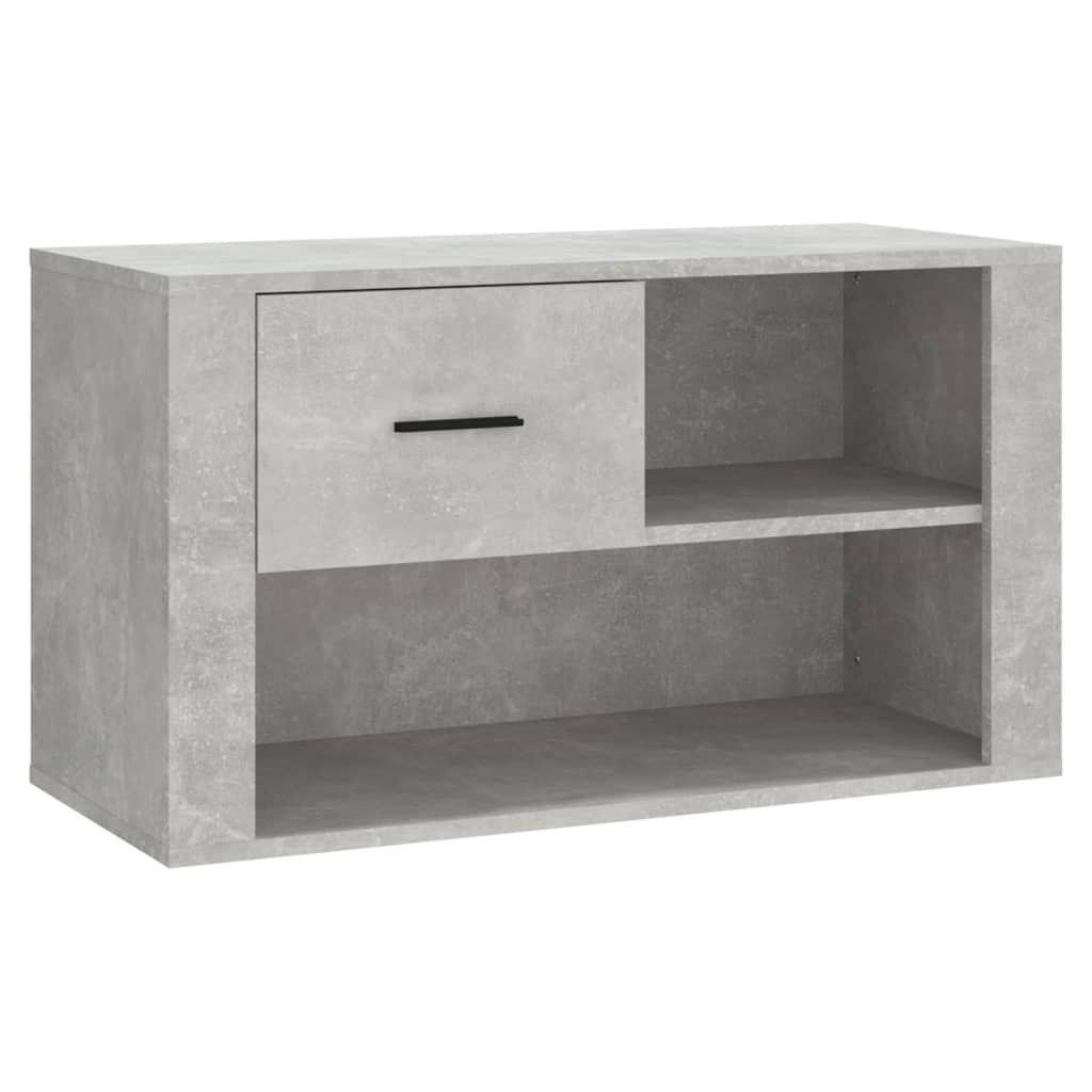 Szafka na buty, szarość betonu, 80x35x45 cm Lumarko!