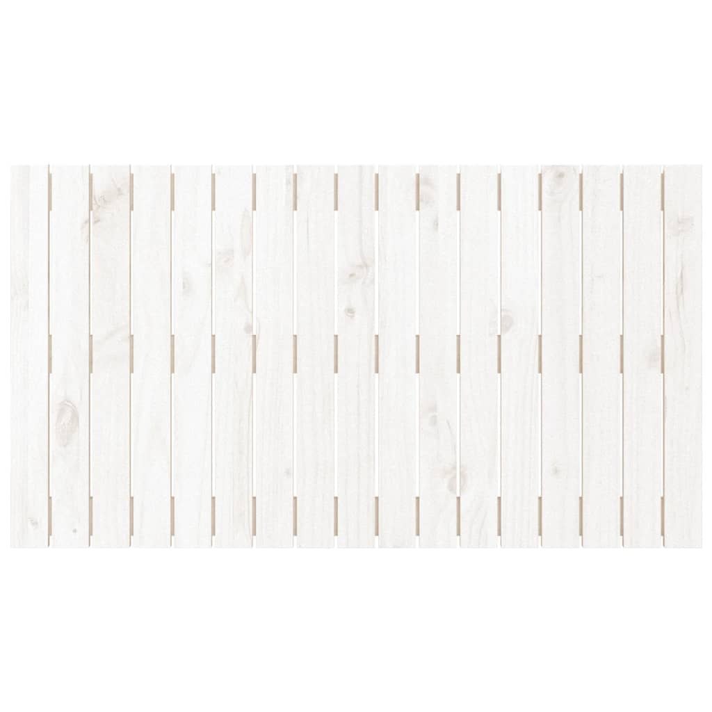 Wezgłowie łóżka, białe, 108x3x60 cm, lite drewno sosnowe Lumarko!