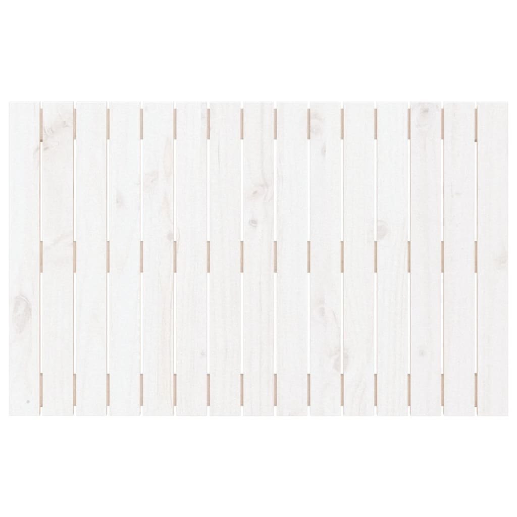 Wezgłowie łóżka, białe, 95,5x3x60 cm, lite drewno sosnowe Lumarko!