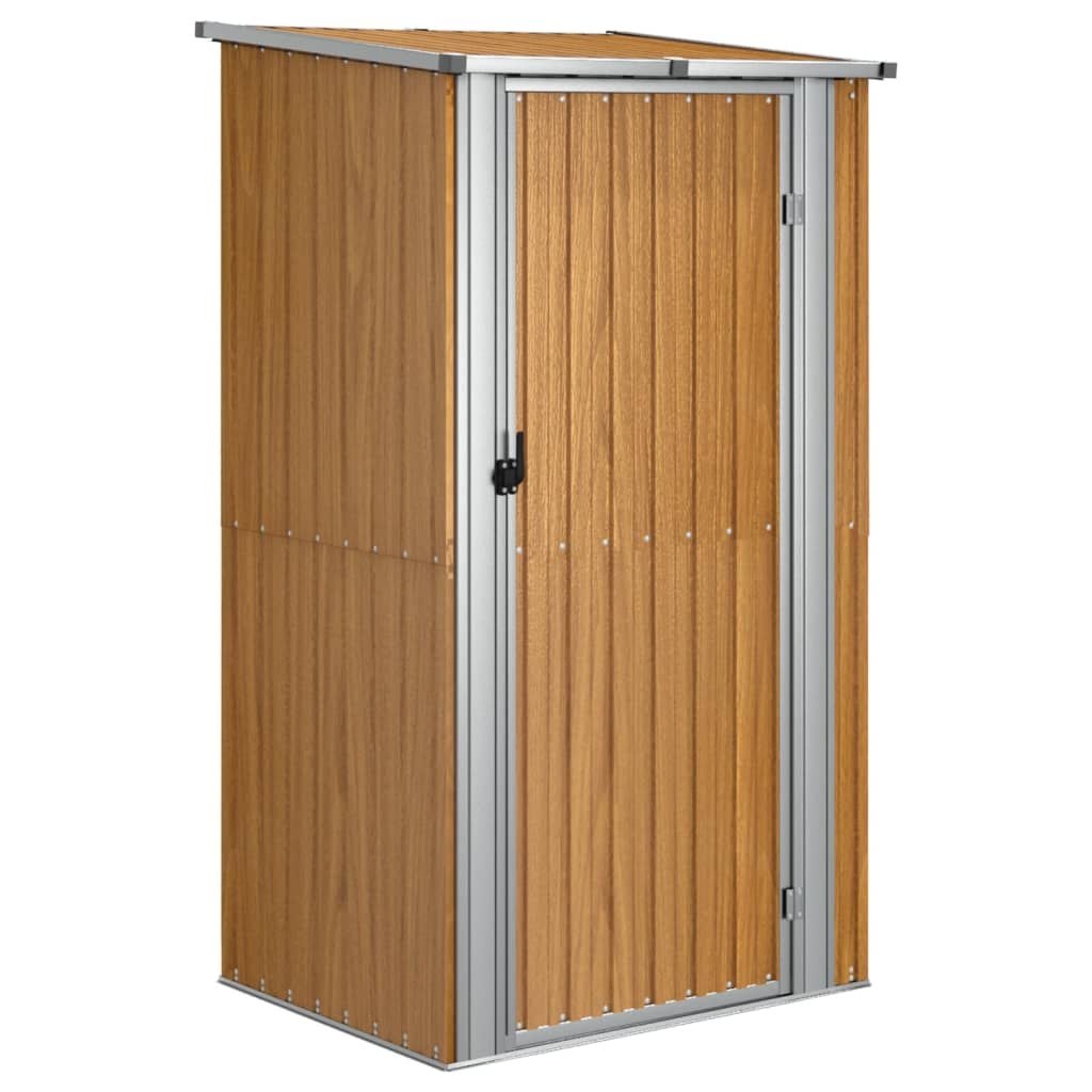 Szopa ogrodowa, brązowa, 118,5x97x209,5 cm, stal galwanizowana Lumarko!