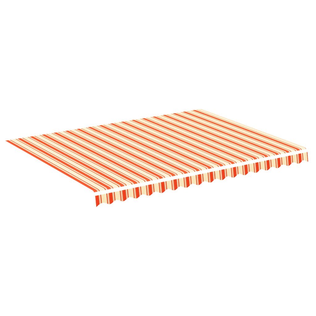 Zapasowa tkanina na markizę, żółto-pomarańczowa, 4x3 m Lumarko!