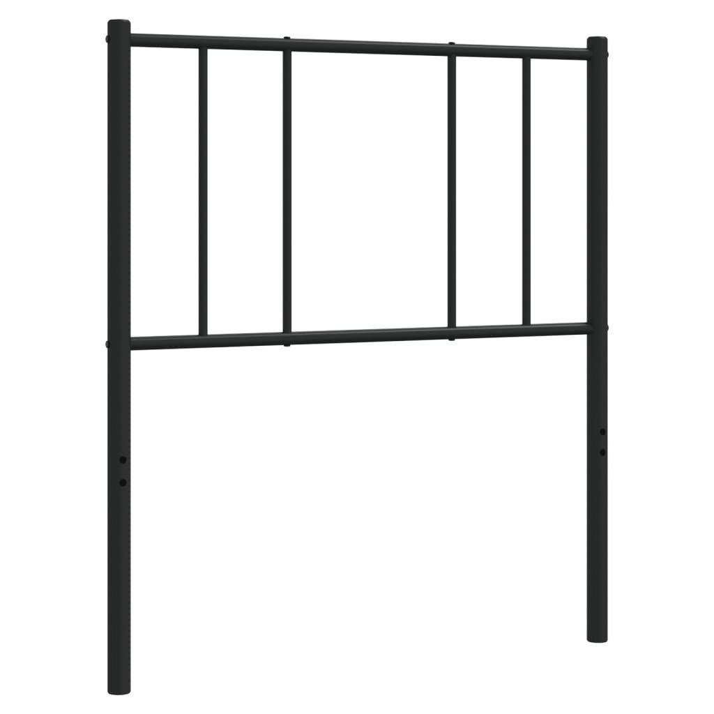 Metalowe wezgłowie, czarne, 107 cm Lumarko!