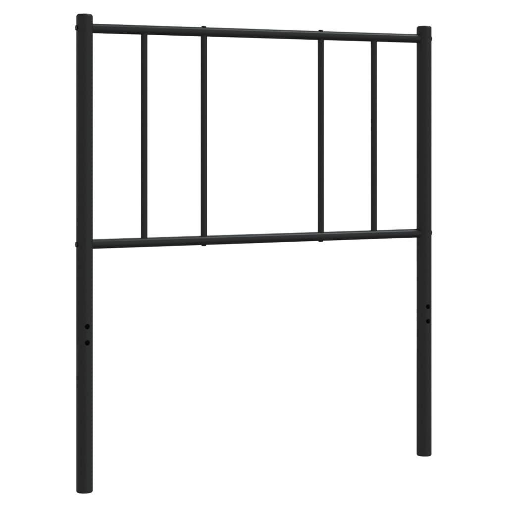 Metalowe wezgłowie, czarne, 90 cm Lumarko!