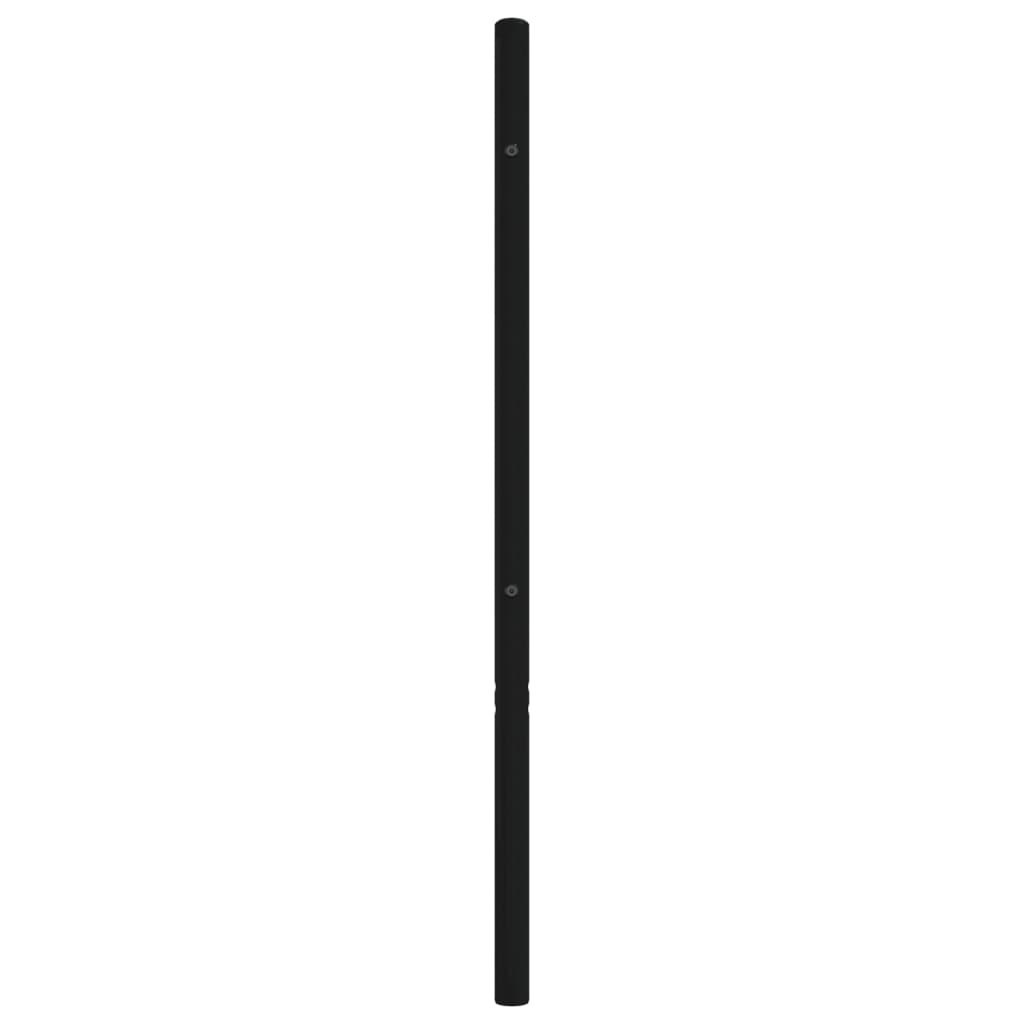 Metalowe wezgłowie, czarne, 107 cm Lumarko!