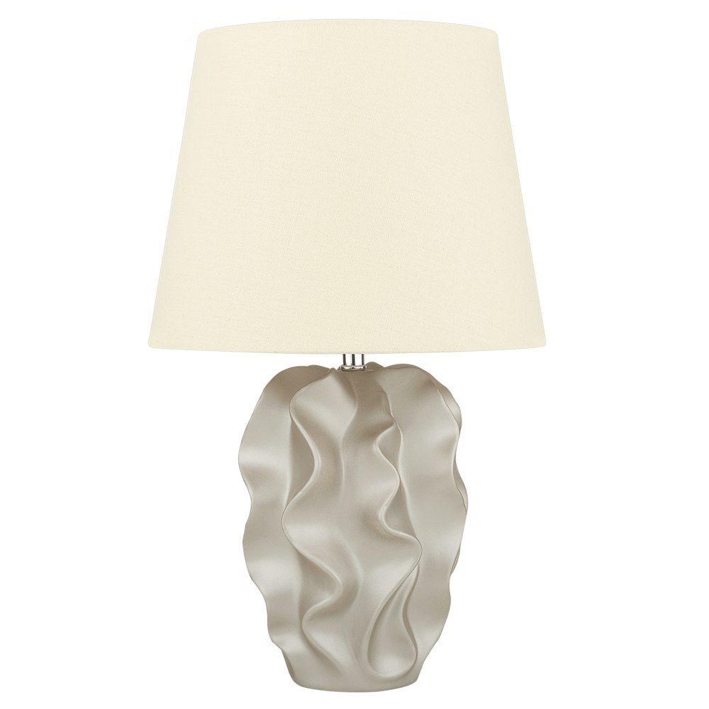 Lampa stołowa ceramiczna złota ALLIKA