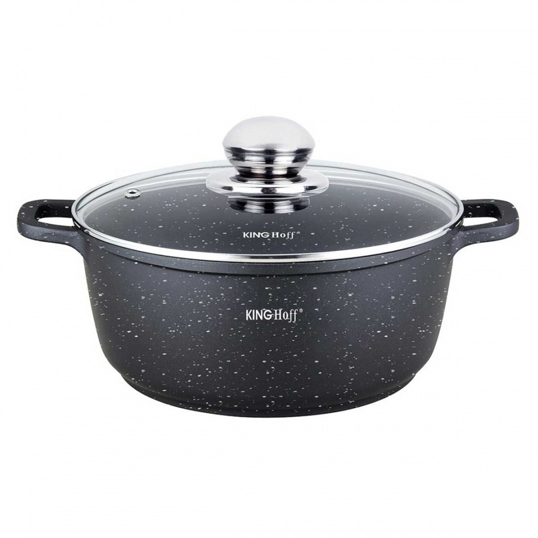Kinghoff Garnek Marmurowy 26cm Kh-1596 5,6l Lumarko!