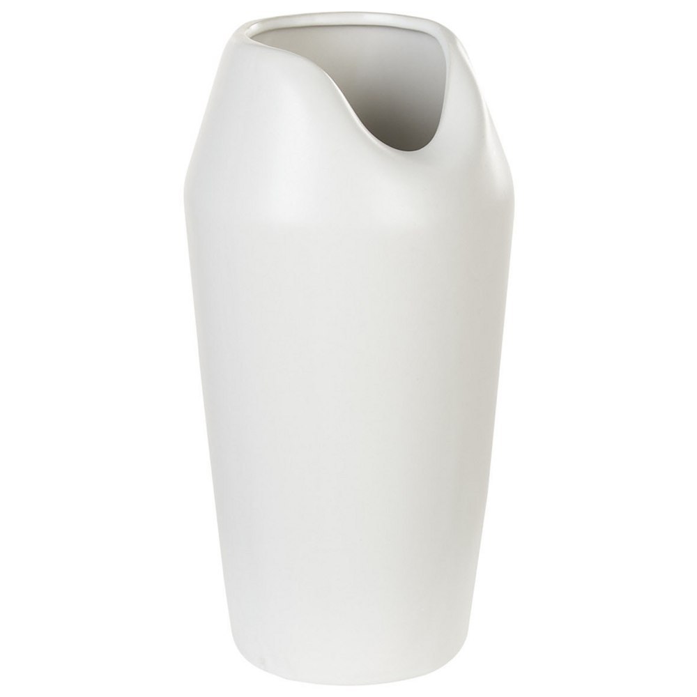 Wazon dekoracyjny kamionkowy 33 cm biały APAMEA