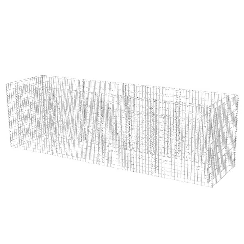 Podwyższona donica, ze stali 360 x 90 x 100 cm Lumarko!