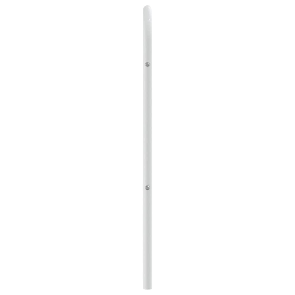 Metalowe wezgłowie, białe, 107 cm Lumarko!