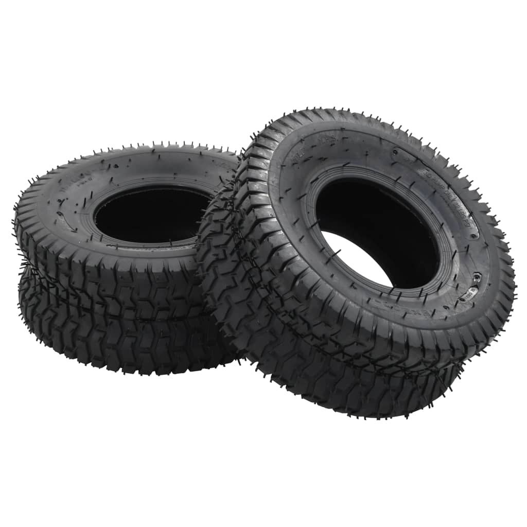 4-częściowy zestaw opon i dętek do taczki, 15x6.00-6 4PR, guma Lumarko!