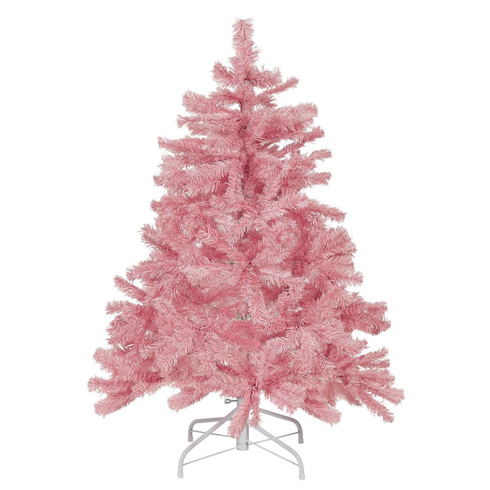Sztuczna choinka 120 cm różowa FARNHAM