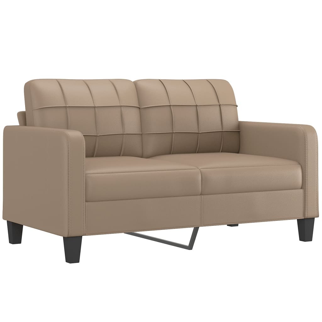 2-osobowa sofa, kolor cappuccino, 140 cm, sztuczna skóra Lumarko!
