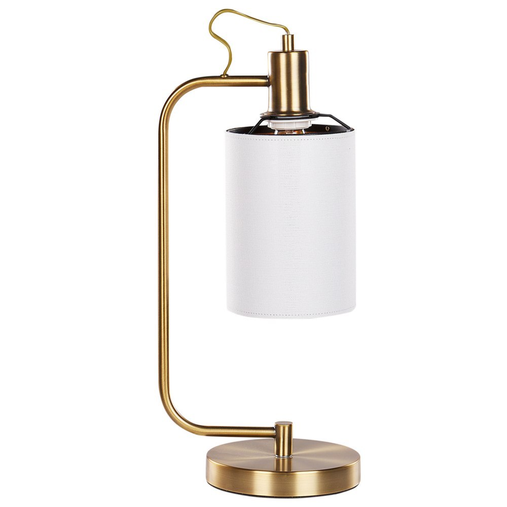 Lampa stołowa metalowa miedziana LIBERIA
