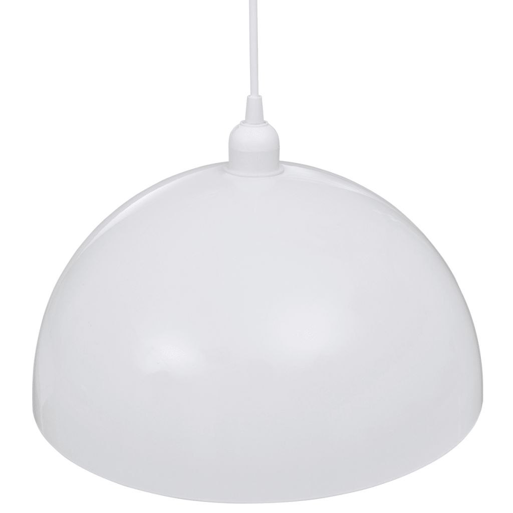 Lampy sufitowe, 2 szt., regulowana długość, półokrągłe, białe Lumarko!