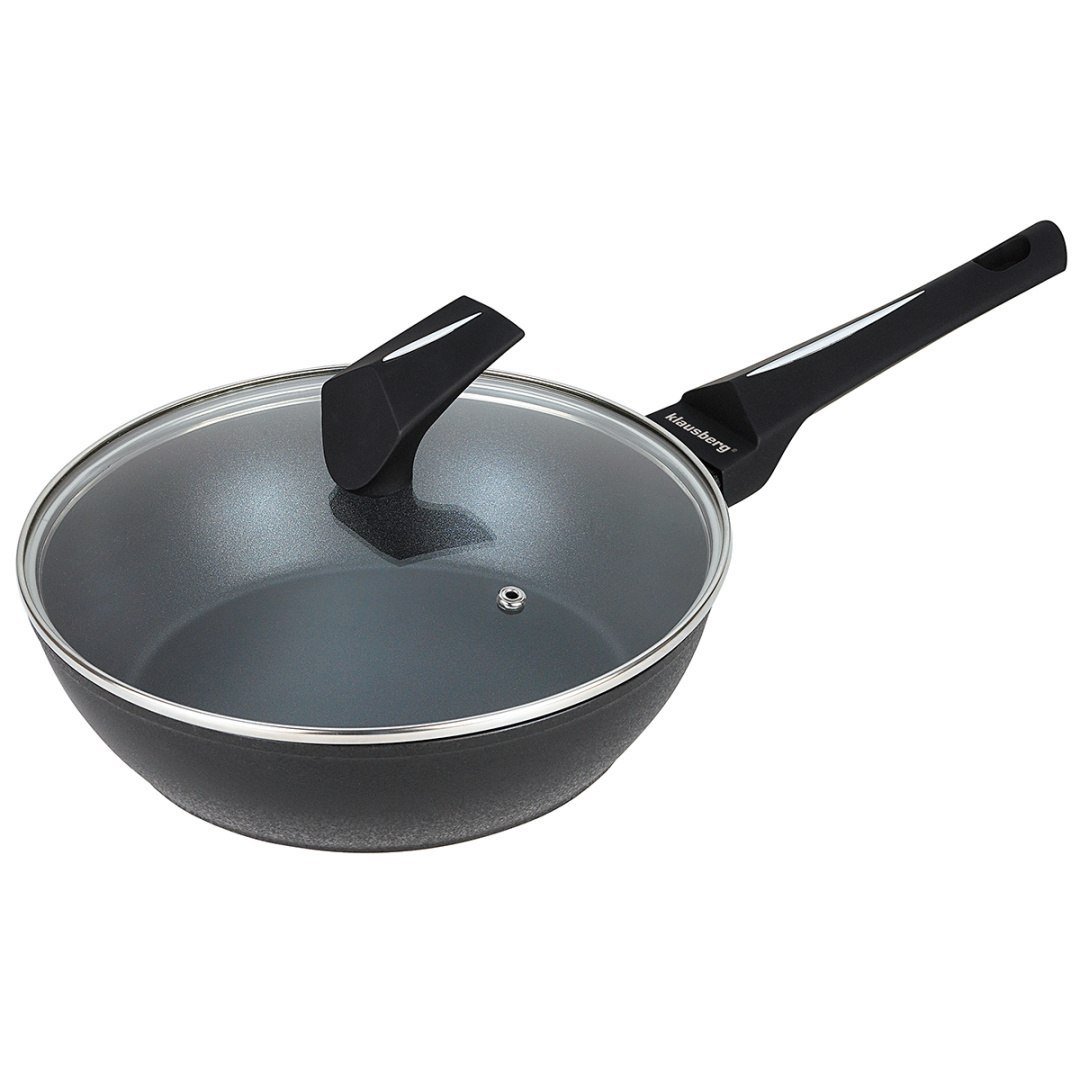 Patelnia Marmurkowa Z Pokrywą Klausberg 24cm Kb-7691 Lumarko!