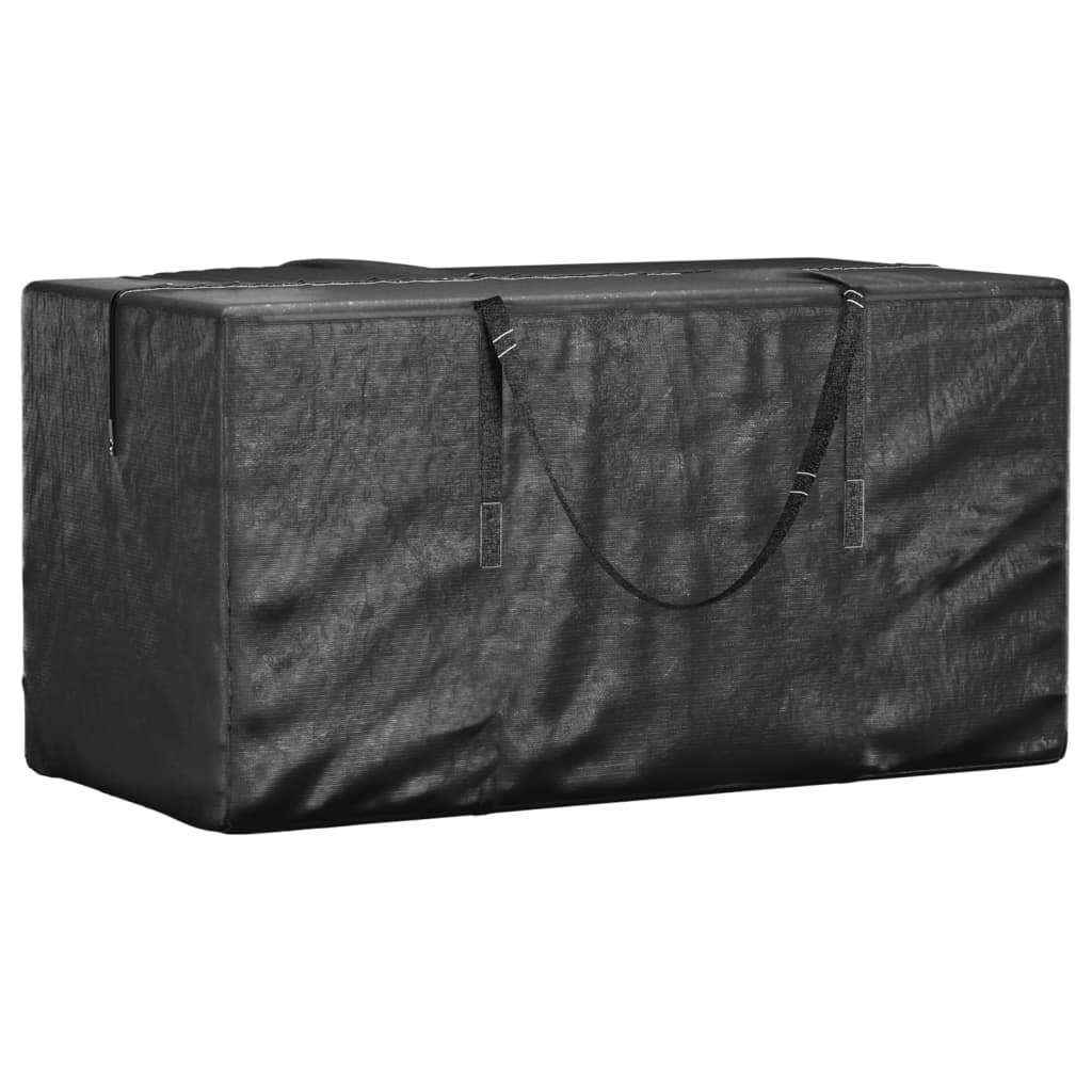 Torby na poduszki ogrodowe, 2 szt., czarne, 150x75x75 cm, PE Lumarko!
