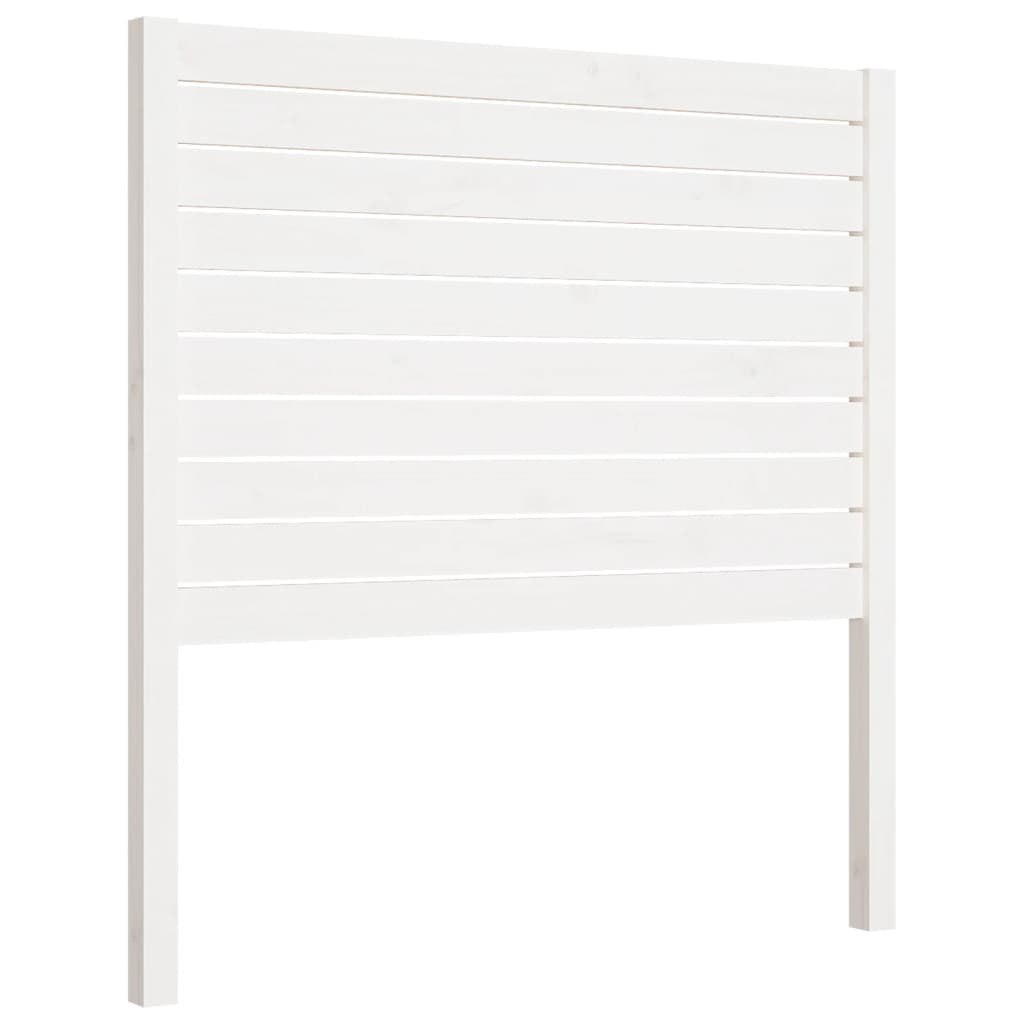 Wezgłowie łóżka, białe, 81x4x100 cm, lite drewno sosnowe Lumarko!