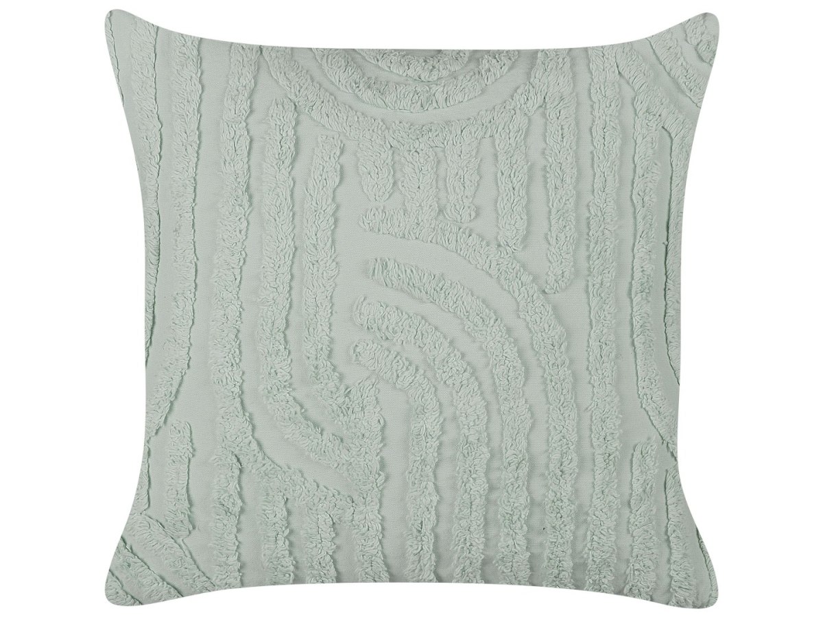 2 bawełniane poduszki dekoracyjne 45 x 45 cm zielone TELLIMA