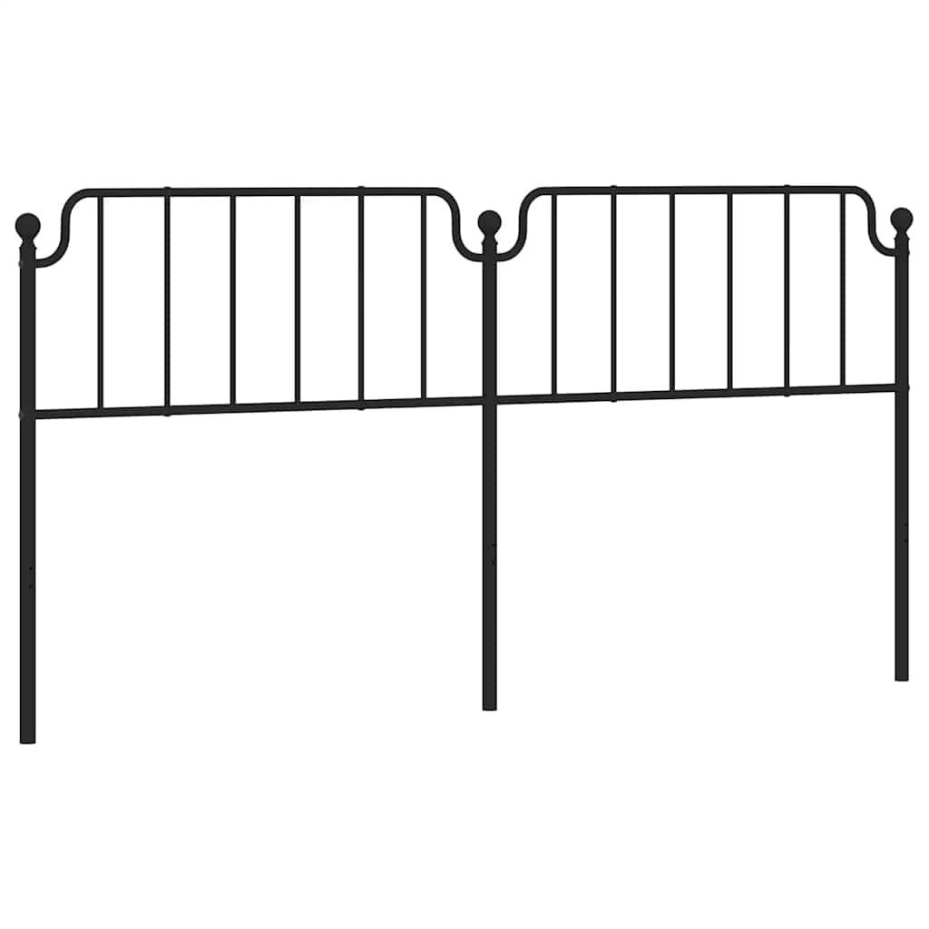 Metalowe wezgłowie, czarne, 193 cm Lumarko!