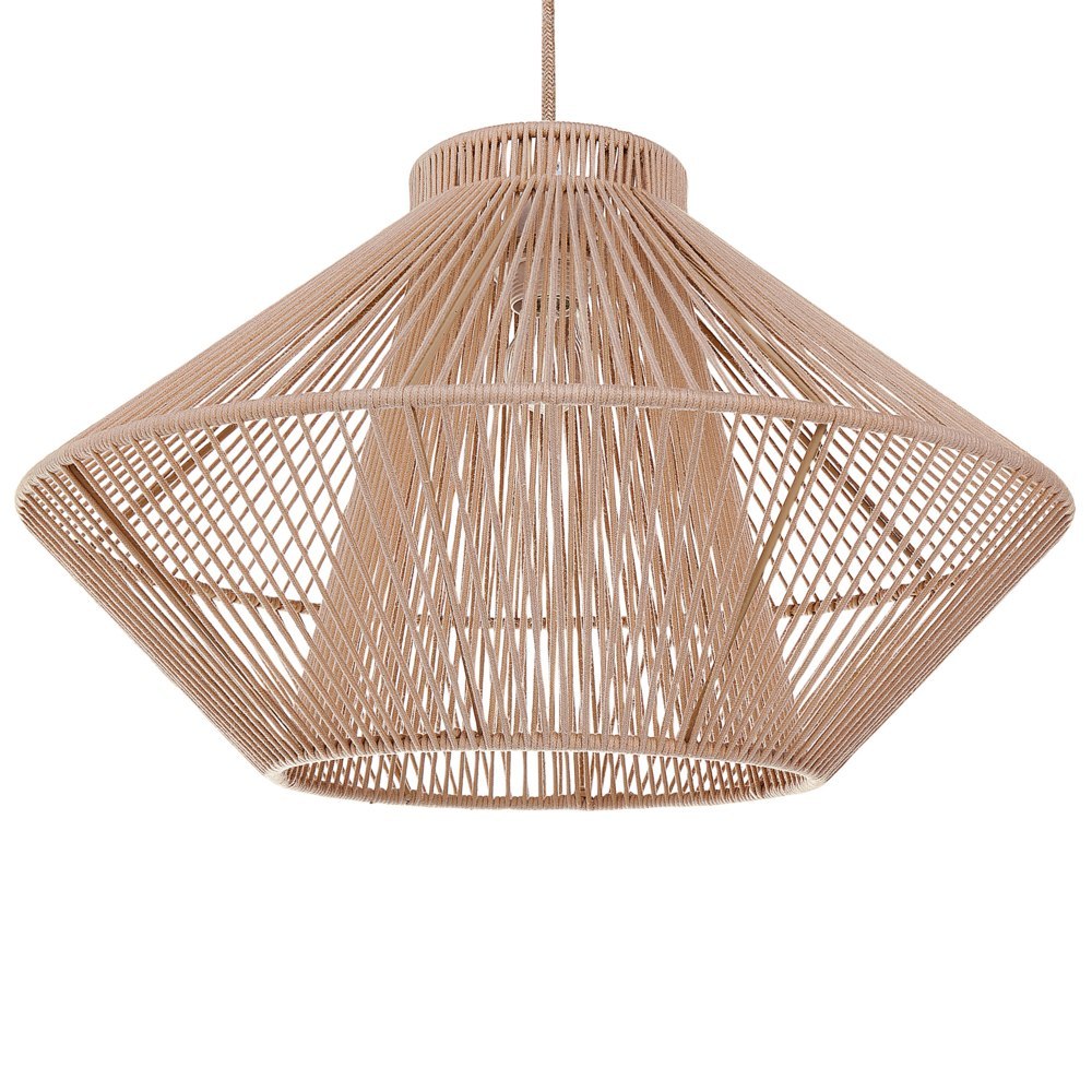 Lampa wisząca beżowa PALMETTO