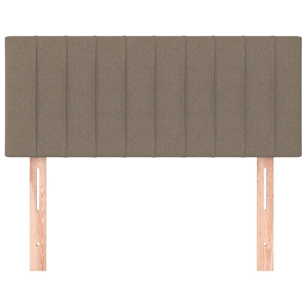 Zagłówek do łóżka, taupe, 100x5x78/88 cm, tkanina Lumarko!