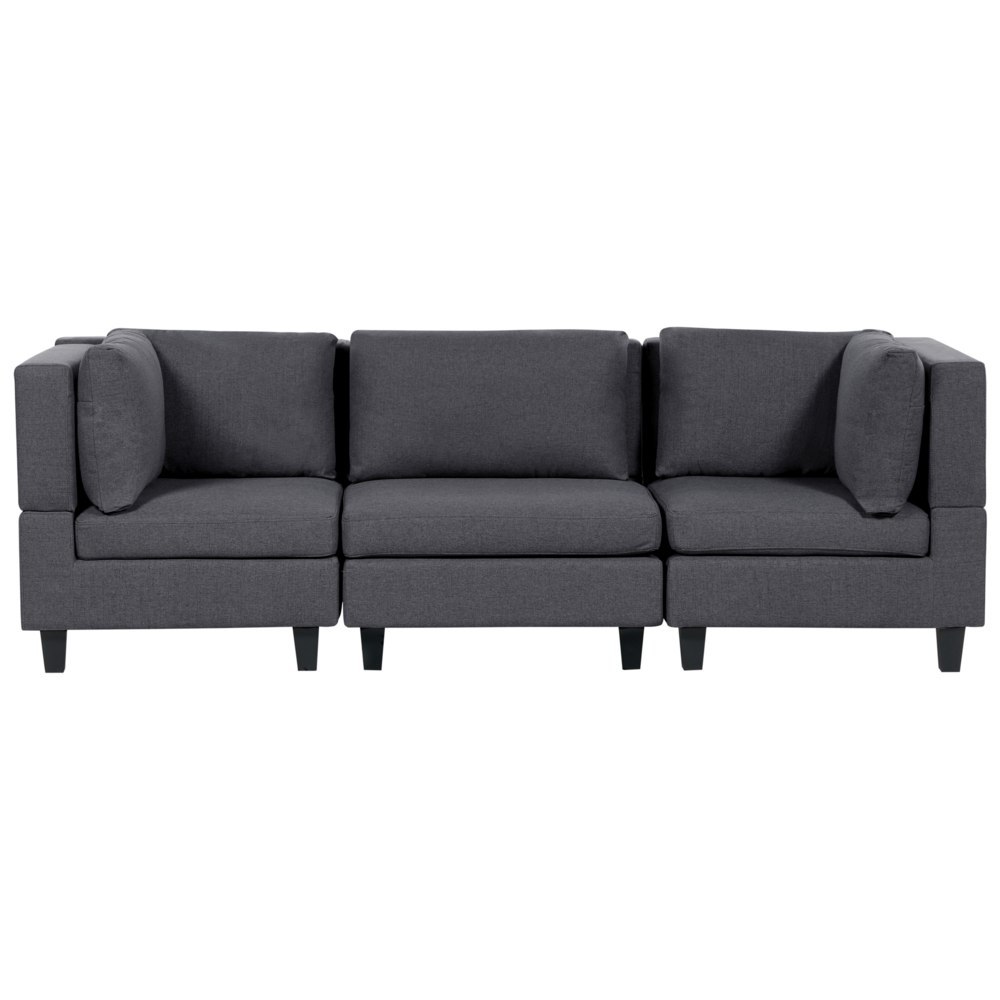 Sofa modułowa 3-osobowa ciemnoszara